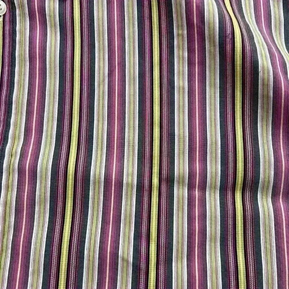 Robert Graham Shirt Men's 2XL Striped Button Up Long Sleeves Cotton Americana - Picture 5 of 10